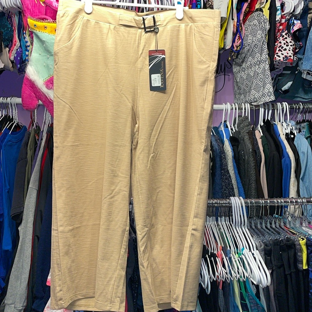 Lavena Fashion kackie colour ladies straight leg dress pants size XXL